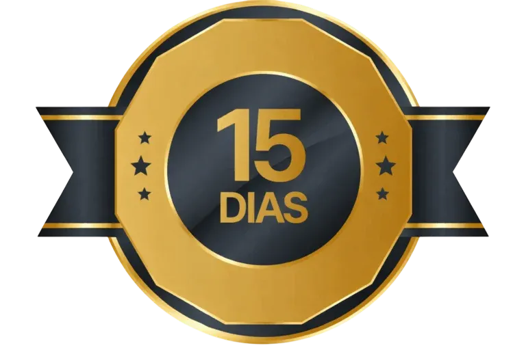 Selo de garantia de 15 dias